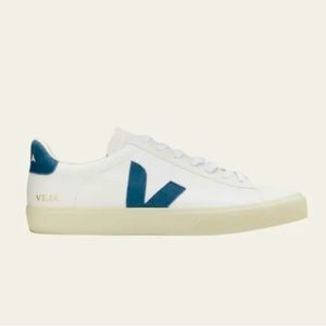 US SIZE 9 - Veja Men's Campo V-Logo Leather Low-Top Sneakers